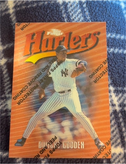 1997 Topps Finest Hurlers #51 Dwight Gooden — front
