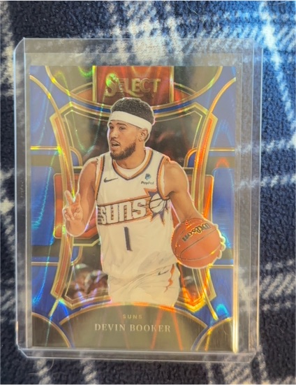 2023-24 Panini Select #343 Devin Booker Mezzanine — front