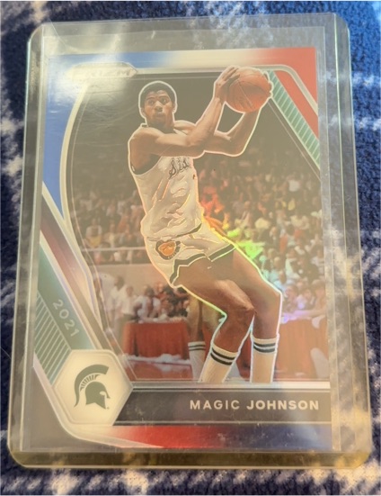 2021 Panini Prizm Draft Picks #86 Magic Johnson — front