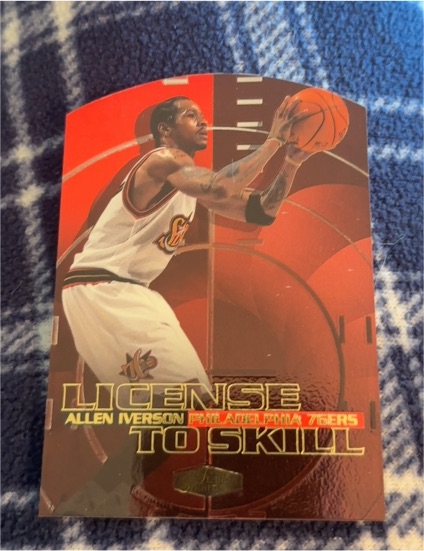 1999-00 Flair Showcase License to Skill #LS1 Allen Iverson — front