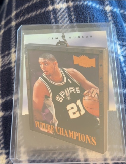 1997-98 SkyBox Metal Universe #1FC Tim Duncan Future Champions Rookie — front