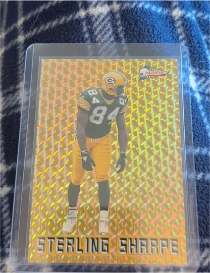 1993 Pacific Sterling Sharpe Gold Prism — front