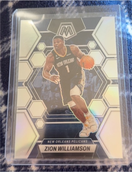 2022-23 Panini Mosaic #120 Zion Williamson — front