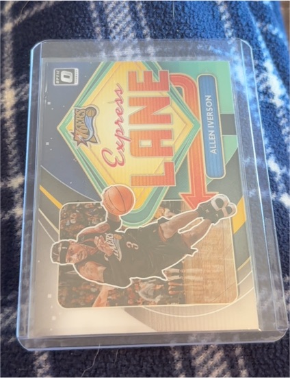2020-21 Panini Donruss Optic #9 Allen Iverson Express Lane — front