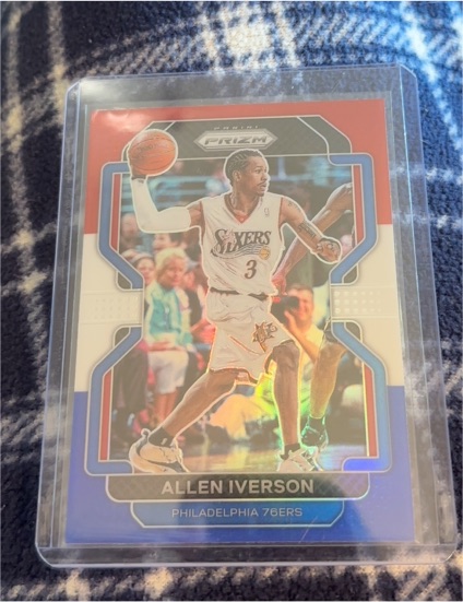 2021-22 Panini Prizm #255 Allen Iverson — front