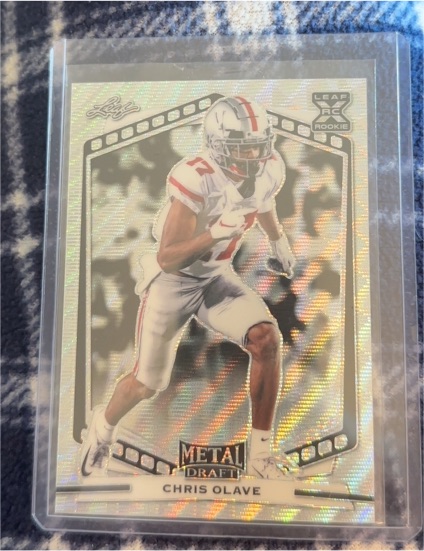 2022 Leaf Metal Draft #B-CO1 Chris Olave — front