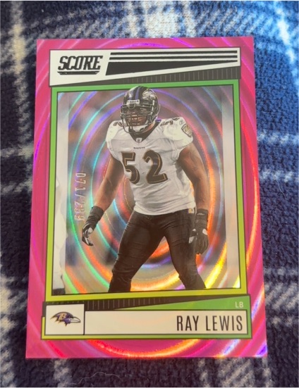 2022 Score #190 Ray Lewis — front