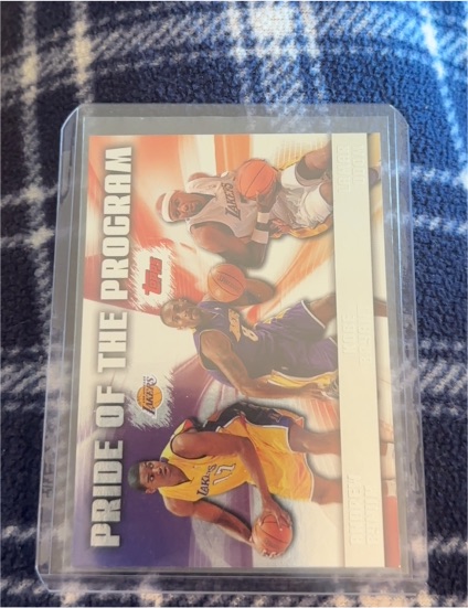 2006 Topps Pride of the Program #PP9 Kobe Bryant/Lamar Odom/Andrew Bynum — front