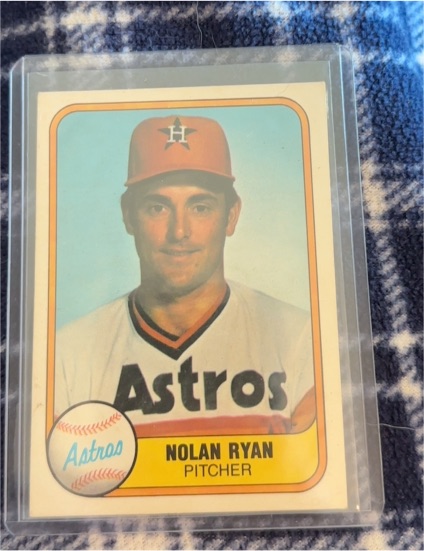1981 Fleer #57 Nolan Ryan — front