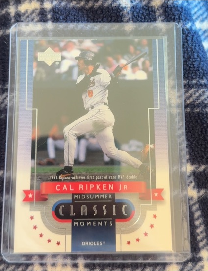 2001 Upper Deck Midsummer Classic Moments #CM7 Cal Ripken Jr. — front