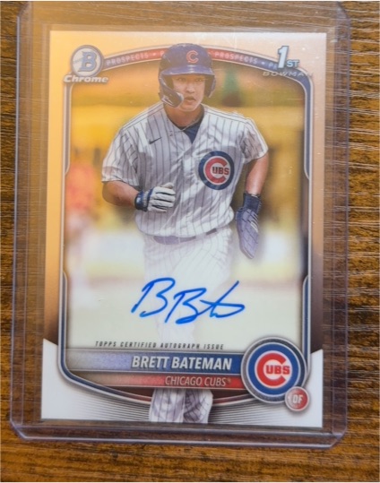 2025 Bowman Chrome #CPA-BBA Brett Bateman — front