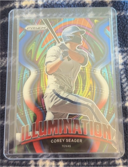 2022 Panini Prizm #IL-5 Corey Seager Illumination — front