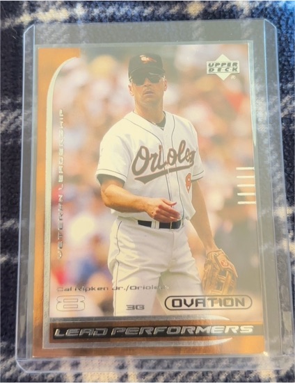 2000 Upper Deck Ovation Lead Performers #LP5 Cal Ripken Jr. — front
