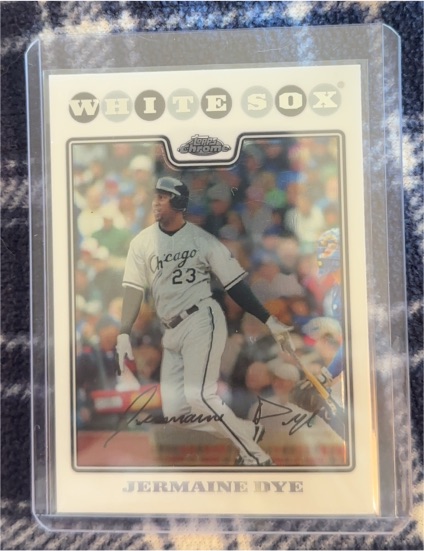 2008 Topps Chrome #76 Jermaine Dye — front