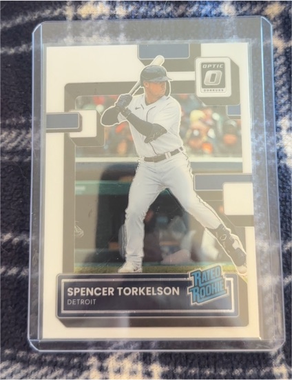 2022 Panini Donruss Optic #100 Spencer Torkelson Rated Rookie — front