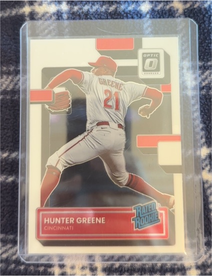 2022 Donruss Optic #160 Hunter Greene — front