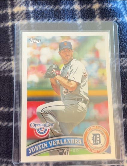 2011 Topps Opening Day #188 Justin Verlander — front