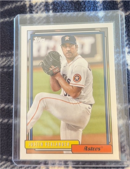 2021 Topps Update 1992 Topps Redux #T92-22 Justin Verlander — front