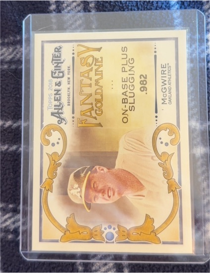 2018 Topps Allen & Ginter #FG-10 Mark McGwire — front