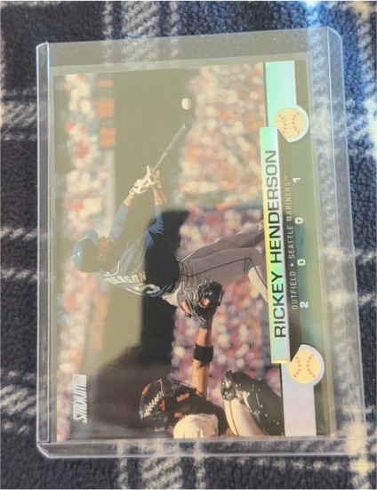 2001 Topps Stadium Club #89 Rickey Henderson — front