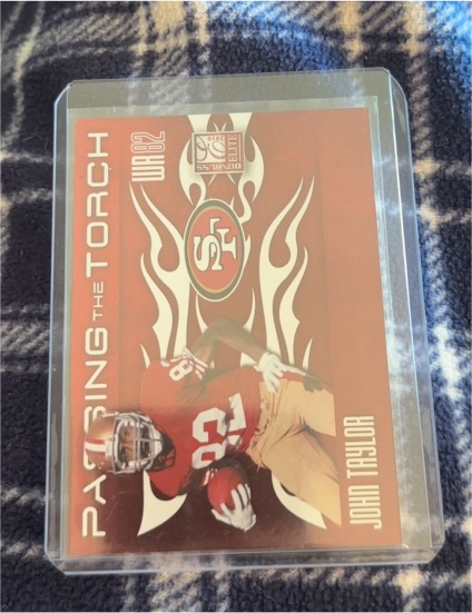 2010 Donruss Elite Passing the Torch Red #WR82 John Taylor — front