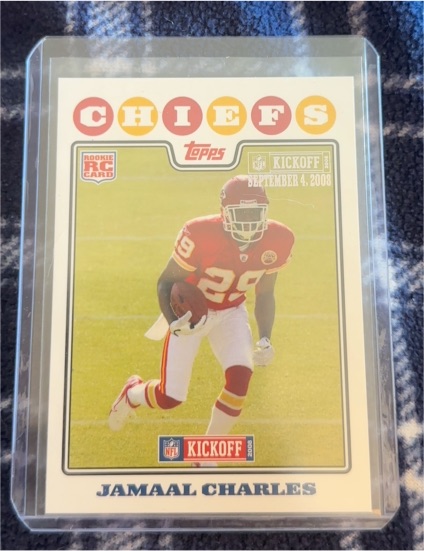2008 Topps Kickoff #182 Jamaal Charles — front