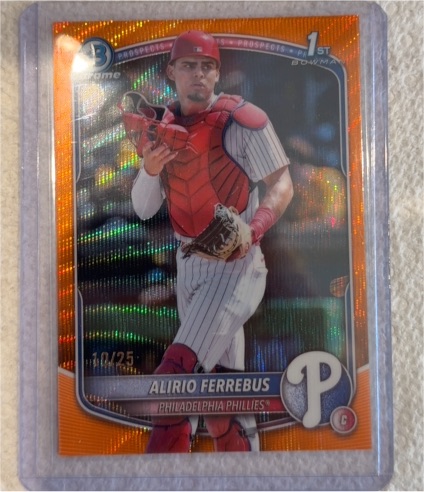 2025 Bowman Chrome #BCP-198 Alirio Ferrebus — front