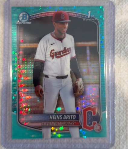 2025 Bowman Chrome #BCP-203 Heins Brito — front