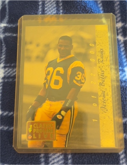 1993 Classic Pro Line Live #010 Jerome Bettis — front