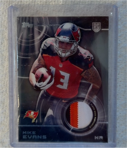2014 Topps Rookie Patch #TRP-BS Mike Evans — front