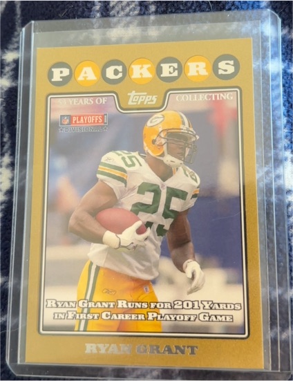 2008 Topps #322 Ryan Grant Green Bay Packers — front