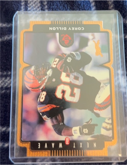 1998 Upper Deck Next Wave Corey Dillon — front