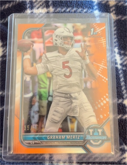 2022 Bowman University #10 Graham Mertz — front