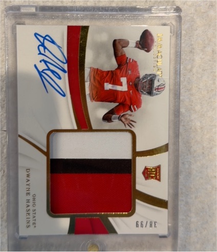 2021 Panini Immaculate Collection #38 Dwayne Haskins — front