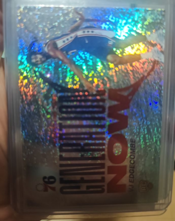 2025-26 Topps Basketball #GN-3 VJ Edgecombe Generation Now Holo Foil — front