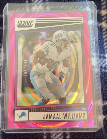 2022 Panini Score #148 Jamaal Williams — front