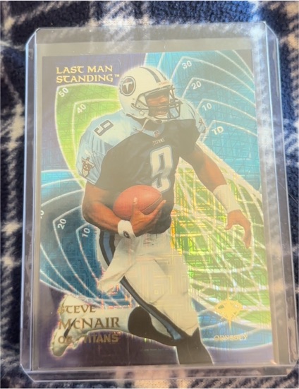2000 Collector's Edge Odyssey Last Man Standing Steve McNair — front