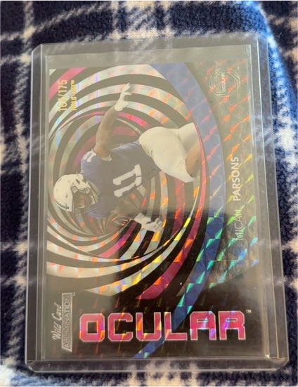 2021 Wild Card Alumination #OC-15 Micah Parsons Ocular — front