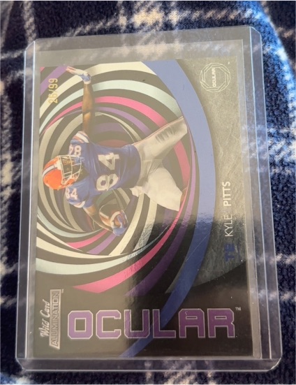 2021 Wild Card Alumination Ocular #OC-11 Kyle Pitts — front