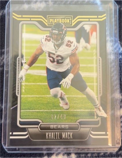 2021 Panini Playbook #18 Khalil Mack — front