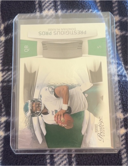 2009 Playoff Prestige #5 Donovan McNabb — front