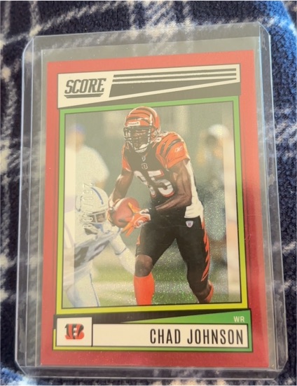 2022 Score Football #198 Chad Johnson — front