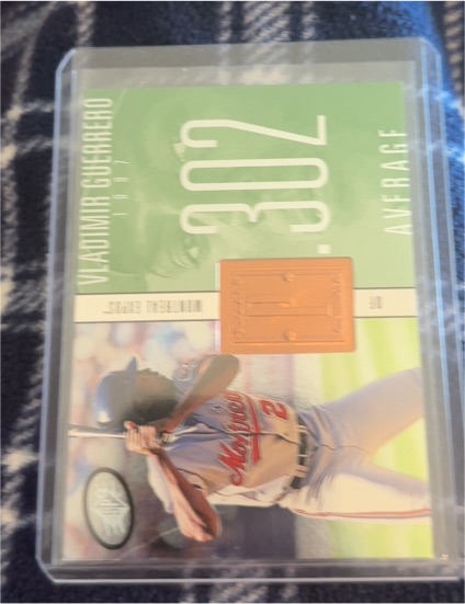 1998 SPx Finite #302 Vladimir Guerrero — front