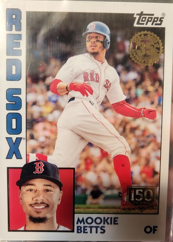 2019 Topps #T84-20 Mookie Betts 1984 Topps Baseball 35th Anniversary — front