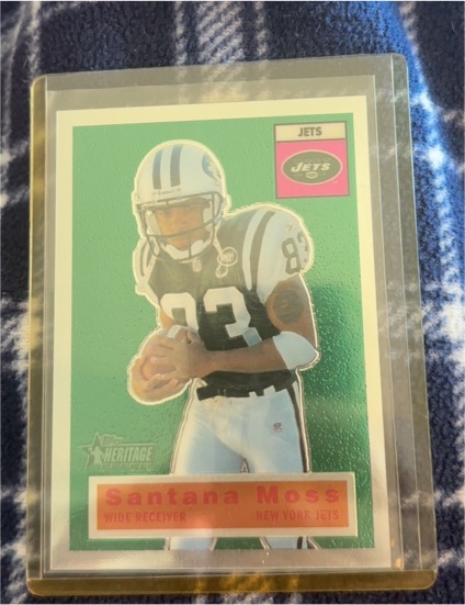 2005 Topps Heritage #TB Santana Moss — front