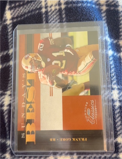 2008 Donruss Classics Sunday's Best #SB-13 Frank Gore — front