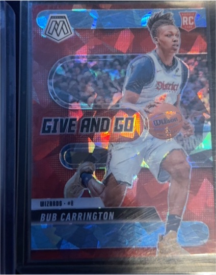 2024-25 Panini Mosaic #15 Bub Carrington Give and Go — front