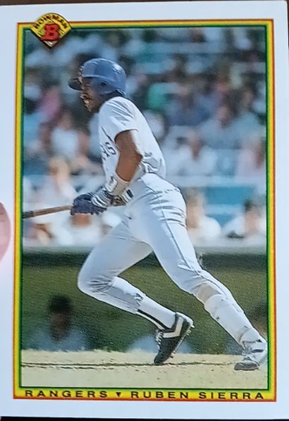 1990 Bowman #490 Ruben Sierra — front
