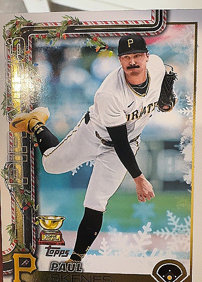 2025 Topps Holiday #H70 Paul Skenes — front