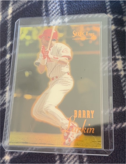1995 Select Certified #27 Barry Larkin — front